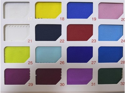 DG-PF WA74 75D full silk pique Yarn: 75D Width: 185CM Weight: 150GSM Composition: 100Polyester Moisture wicking front view